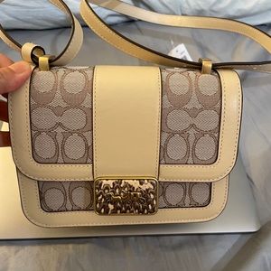 Coach Alie shoulder bag c3760 signature crossbody $495